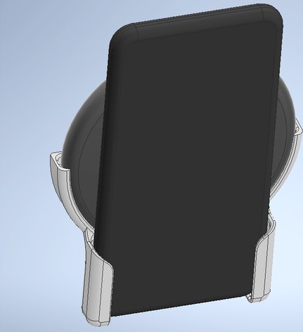 Qi Charging Pad iPhone Xs mount