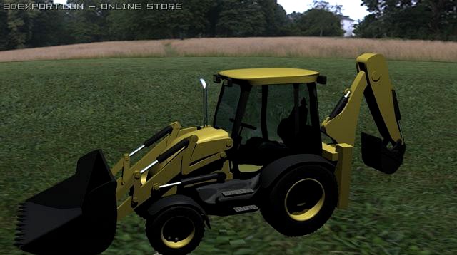 Traktor 3D Model