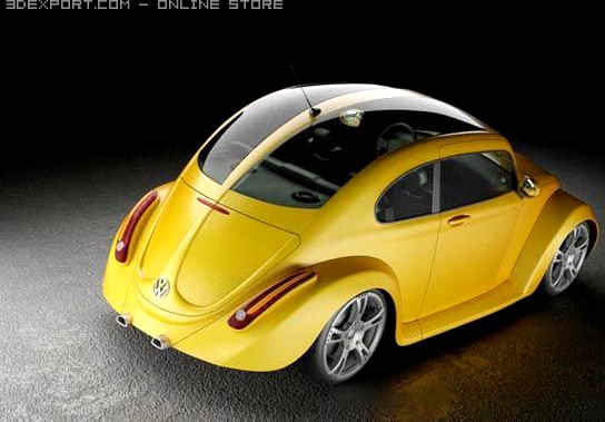 Beetle concept 3D Model