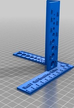 Small 3D Calibration Ruler model