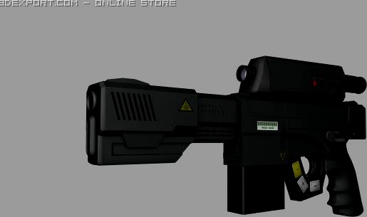 Laser Pistol HK 774 L 3D Model