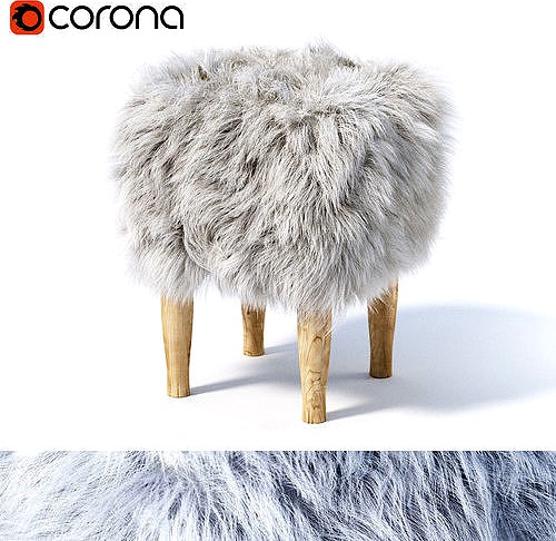 nate berkus ottoman fur