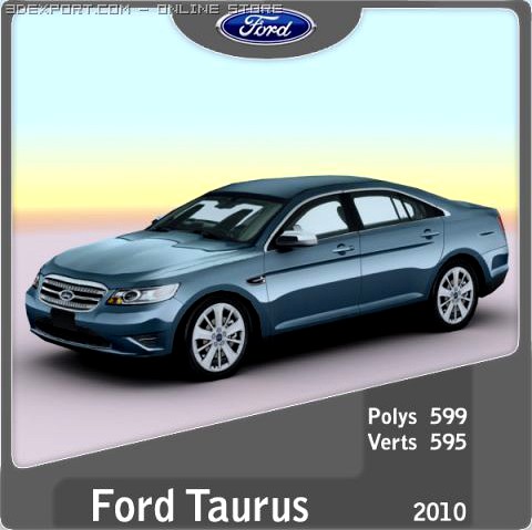 2010 Ford Taurus 3D Model