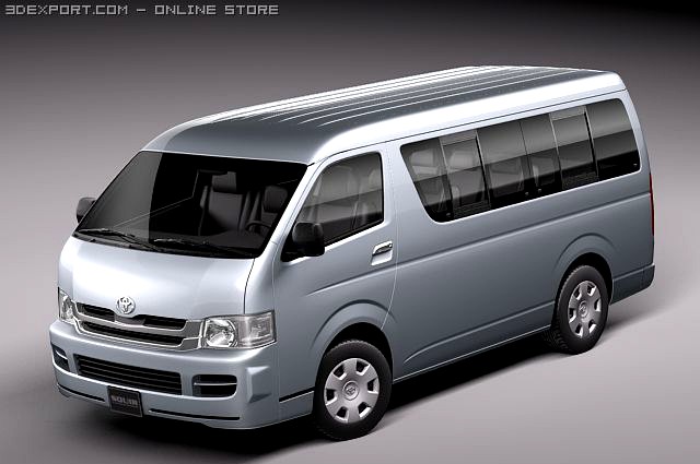 Toyota Hiace 3D Model