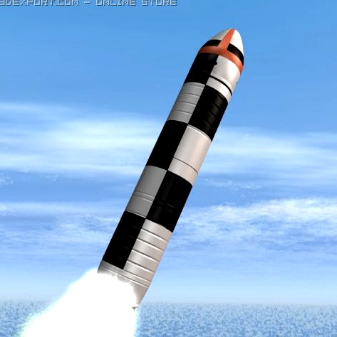 Russian SSNX30 SLBM 3D Model