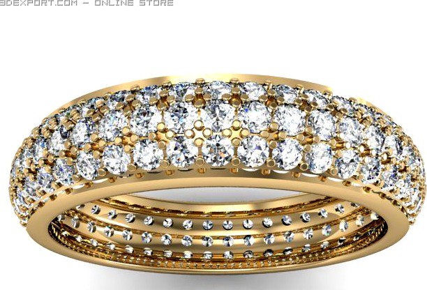 Eternity ring 3D Model