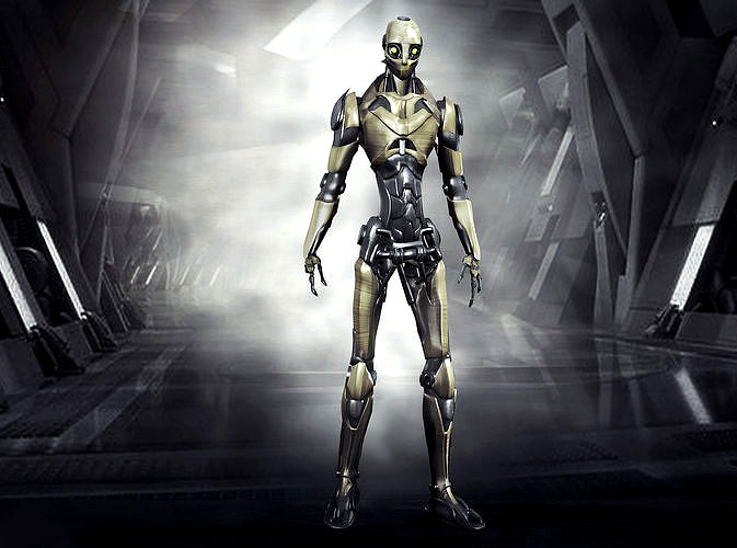 Robo Skeleton Cyborg Full Character
