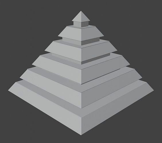 Pyramidal Structure Beveled