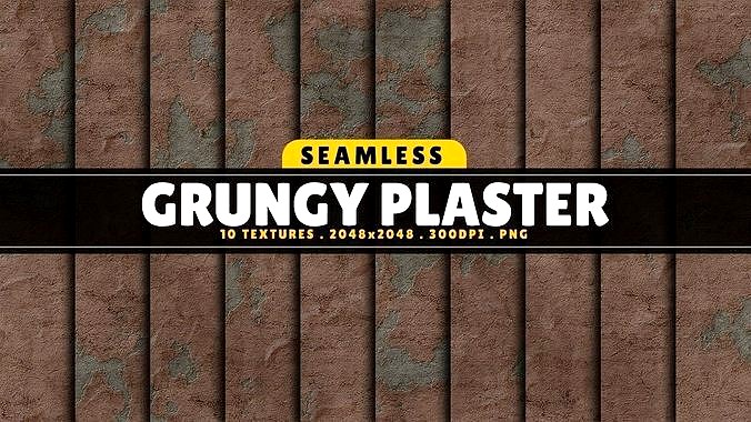 Texture Pack Seamless Grungy Plaster Vol 0