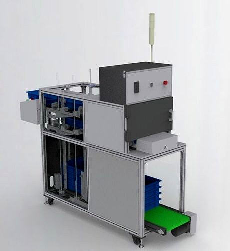 Stacking box feeding machine