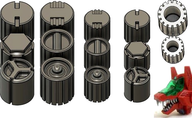 Zoids poly caps