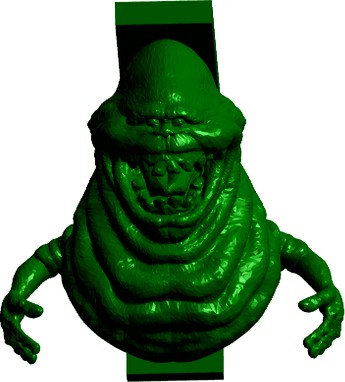 Ghostbusters Slimer Shelf Bracket (No Supports & Nuclear Tape Mount)