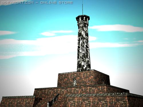 FLAGTOWER 3D Model