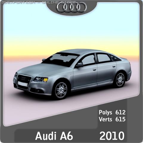 2009 Audi A6 3D Model