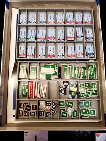 Avalon Hill, GMT, etc Counter Tile Organizer