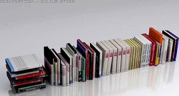3D model of books 3D Model