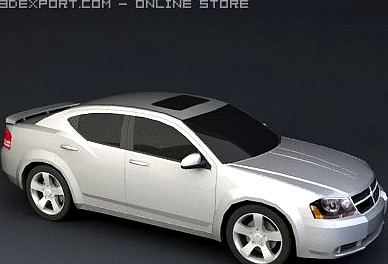Dodge Avenger 3d model car 3D Model