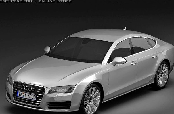 2011 Audi A7 Sportback 3D Model