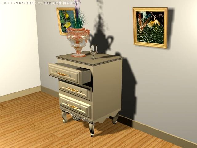 Commode room 3D Model