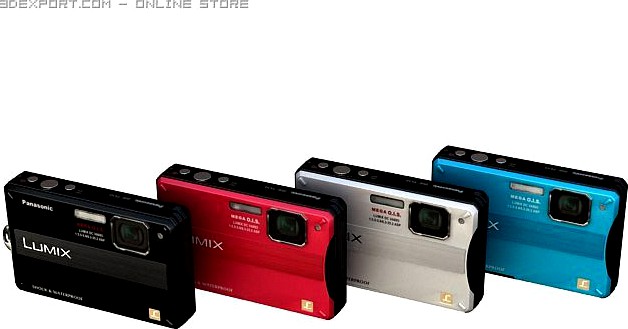 Panasonic Lumix DMCTS10 3D Model