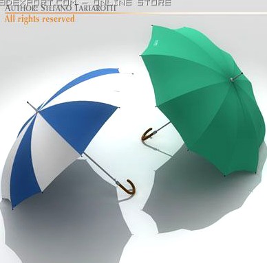 Umbrellas 3D Model