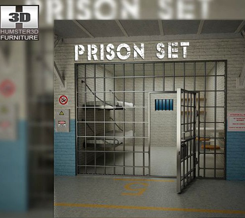 Prison Set 3D Model