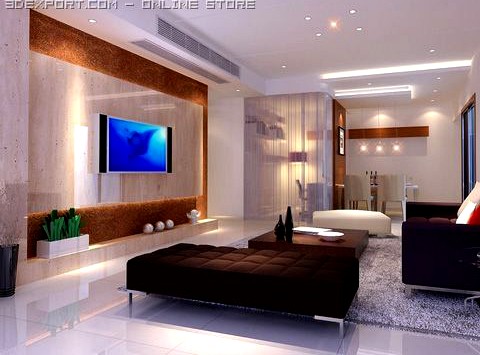Living room 015 3D Model
