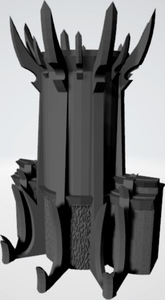 Dark Elf Castle Walls for Warhammer by Sinzaren