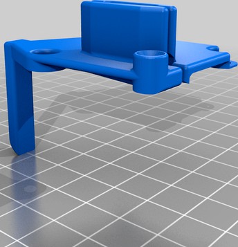 Artillery Sidewinder X1 Extruder Ribbon cable support by G2Barbour