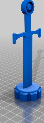 Sword knob (Excalibur) for extruder by Technivorous