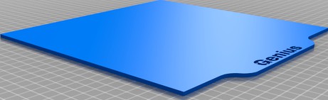 Artillery Genius custom build plate by 3dprintbeginnercom