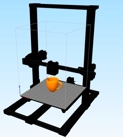 CR-10 Model for Machine Model in Slicers by ihateu3