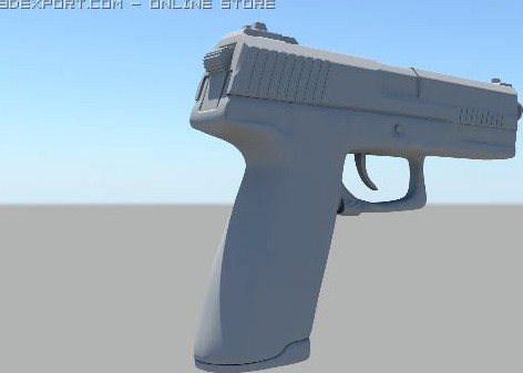 Gun Socom Maya 3D Model