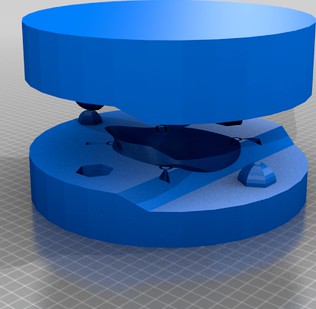 Mold for Dr. Dusty Richardson's mask by saintmeh