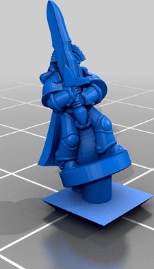 Galactic Crusaders - Boarding Armour Command - 6-8mm by MoonJam