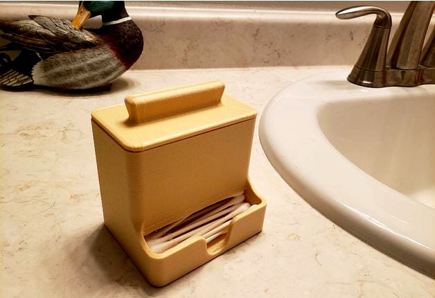 Q-Tip Dispenser by zachlothe