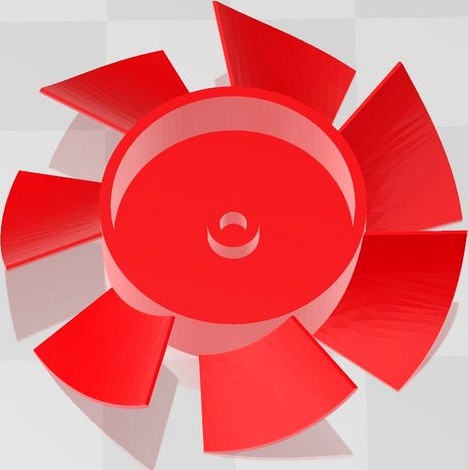 Tuning fan for CREALITY CR 20 PRO and other Creality extruders. by NikiPetkov