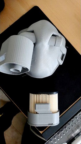 Face Shield MASK v1 by IridiumMan