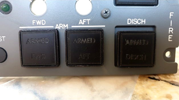 Boeing 737 easy Korry Switch for Homecockpit by julianknaf