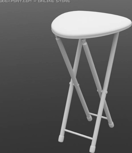 Chair Fowable Taboeret chair 3D Model