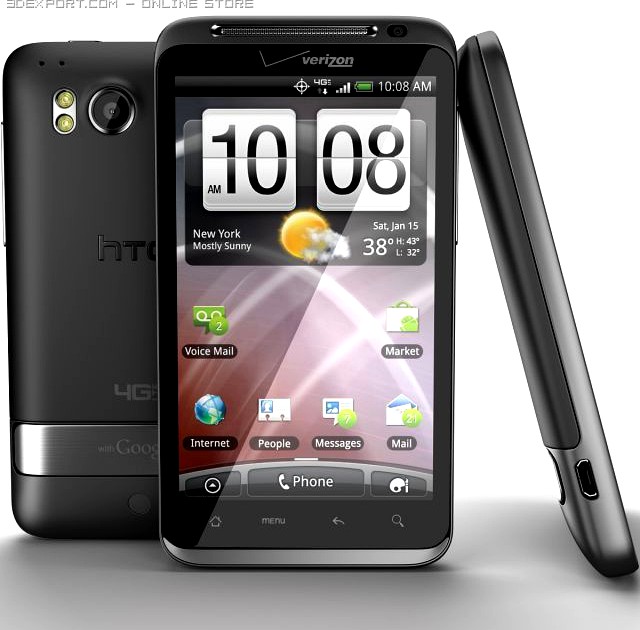 HTC Thunderbolt 3D Model