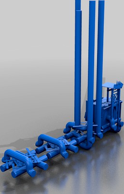 refinery 1 - orks - terrain by jimjimjimmyjim