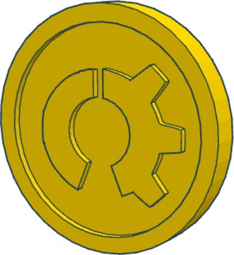 ZMS Coin by ZGZMakerSpace