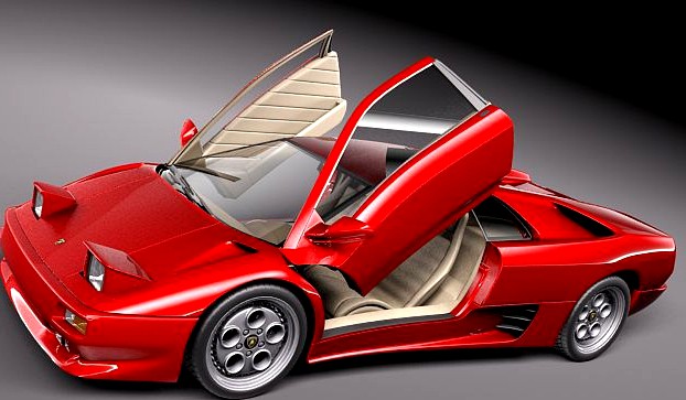 Lamborghini Diablo 1994 3D Model