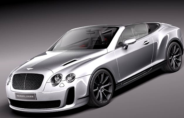 Bentley Continental Supersports Convertible 2011 3D Model