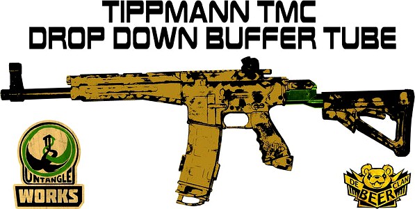 Tippmann TMC drop down buffer tube by Untangle