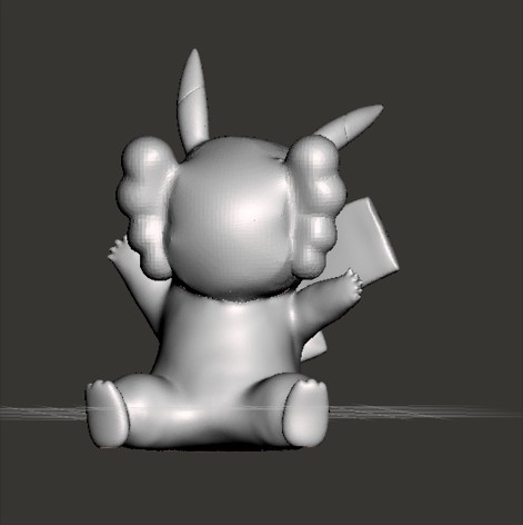 Pikachu Kaws Remix by 3Dgoon