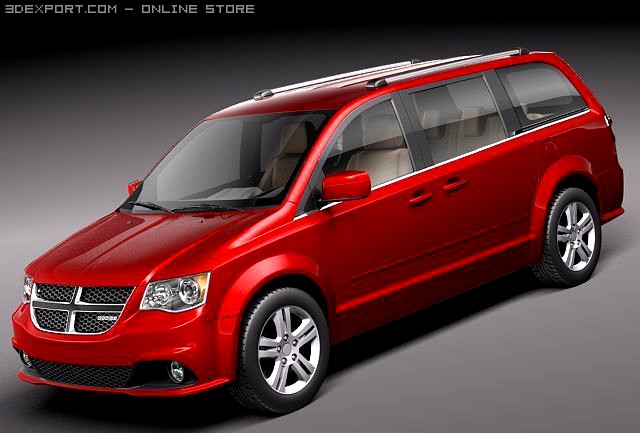 Dodge Grand Caravan 2011 3D Model