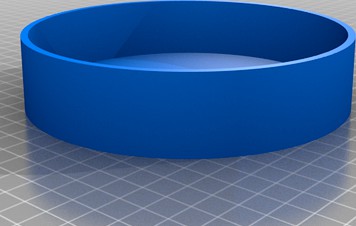 Rotating display "flat" version by cavac