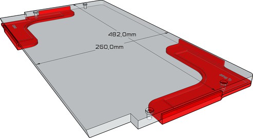 Arcade1up, Panel Flush Trim Routing Templates by Tinkering_On_Steroids